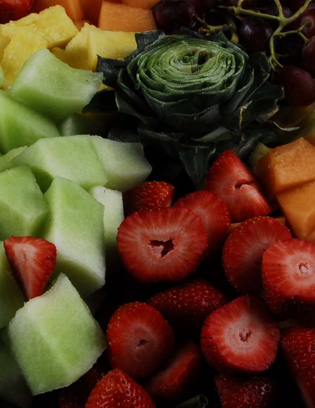 Vegetable, Cheese & Fruit Platters
